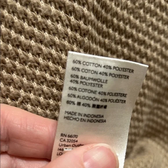 We The Free Beige Waffle Knit Sweater - Picture 8 of 8